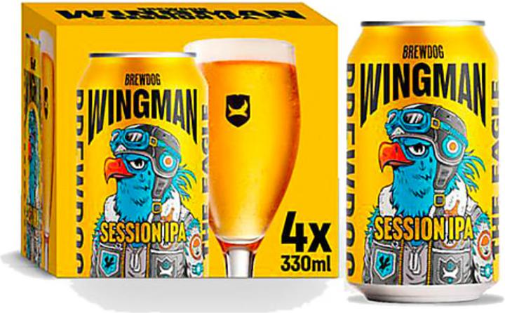 Actual product image BrewDog Wingman (4 x 33 cl)