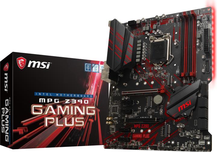 Actual product image MSI MPG Z390 Gaming Plus (LGA 1151, Intel Z390, ATX)