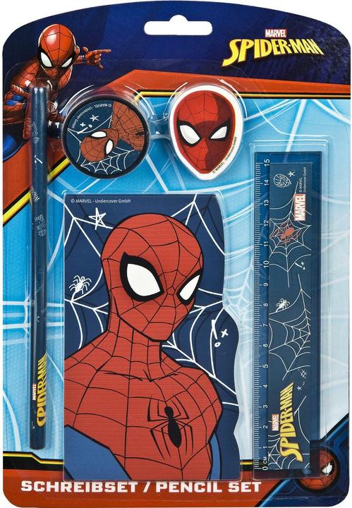 Undercover Schreibset Spiderman 5-teilig (Bleu foncé, Rouge, 5 x)