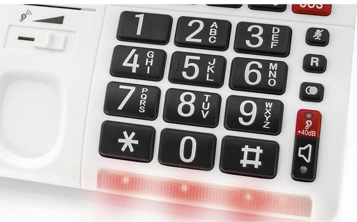 Immagine prodotto Geemarc CL610 Telefono di emergenza con cavo e braccialetto SOS