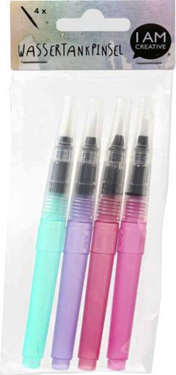 Image du produit I Am Creative Set de pinceaux à réservoir d'eau, stylos pinceaux à eau avec réservoir d'eau remplissable (3 mm)
