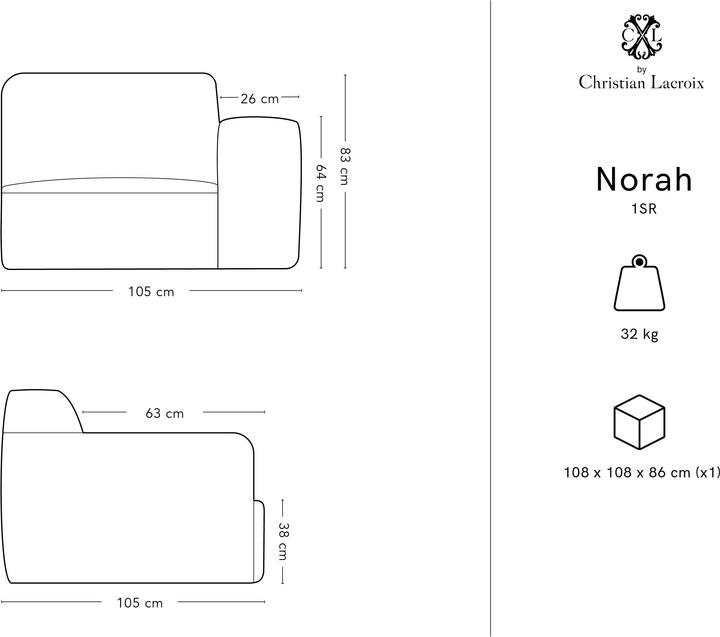 Produktbild CXL by Christian Lacroix Norah (3-Sitzer, 4-Sitzer, 2-Sitzer)
