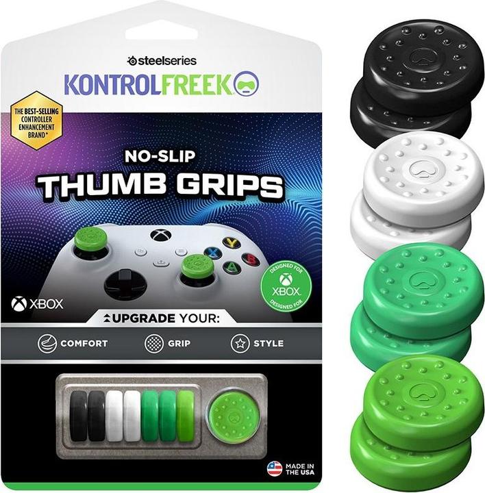 SteelSeries No-Slip Thumbgrip 8-pack - XBX (Xbox 360, Xbox Series S, Xbox Series X, Xbox One S)
