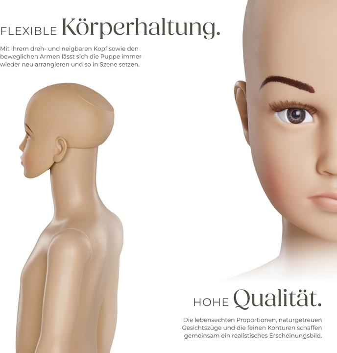 Actual product image tectake Mannequin (110 x 30 x 50 cm)