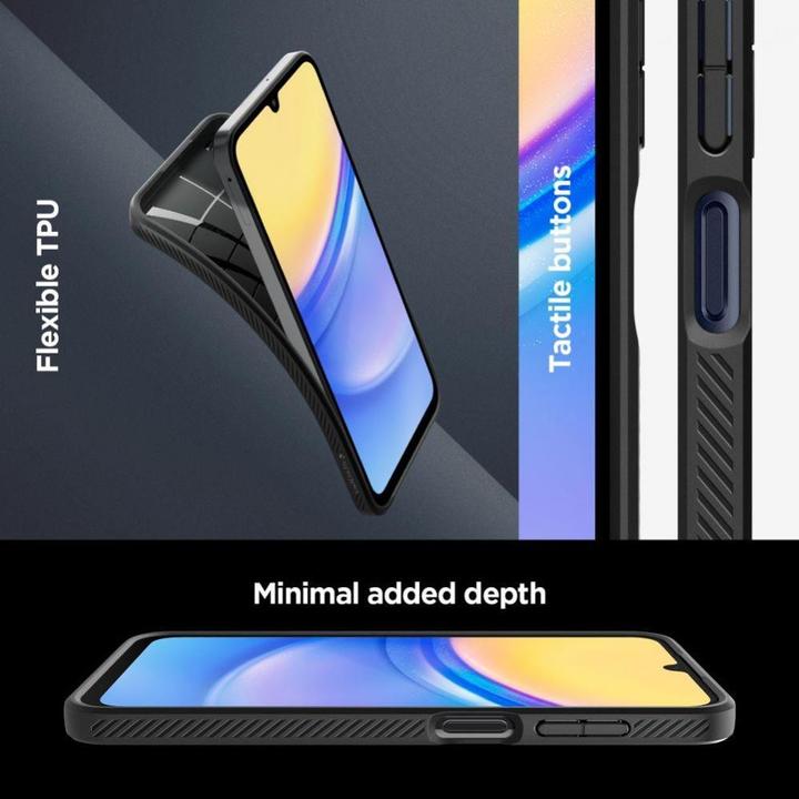 Actual product image Spigen Liquid Air Sam A15 4G/5G czarny/matte black ACS07246 (Samsung Galaxy A15)