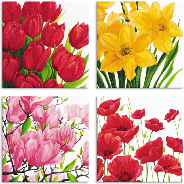 Immagine prodotto Artland Tulipani. Narcisi. Magnolie. Papaveri U1OB (40x40 cm)