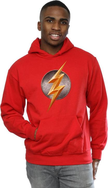 Image du produit - Sweat à capuche JUSTICE LEAGUE MOVIE FLASH EMBLEM - Homme (M)