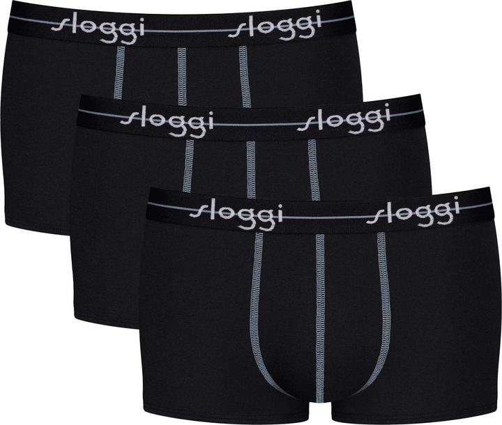 Produktbild Sloggi Boxershort Casual Figurbetont (S, 3er Pack)