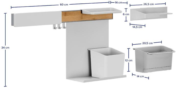 Actual product image tesa Kitchen organiser combi set XL