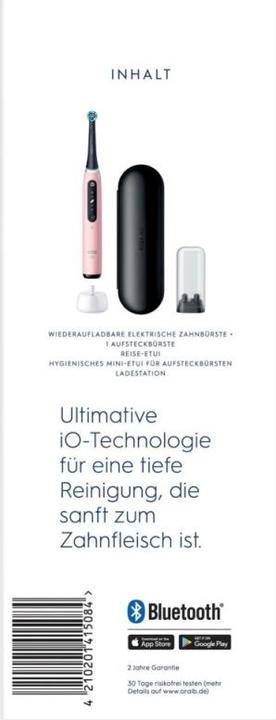 Actual product image Oral-B iO 5 + Sensitive (Oscillating toothbrush)