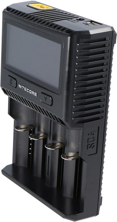 Image du produit Nitecore SC4 - Chargeur rapide (1 pcs, 14500, 16340, 18650, 26650, Piles rechargeables + chargeur)