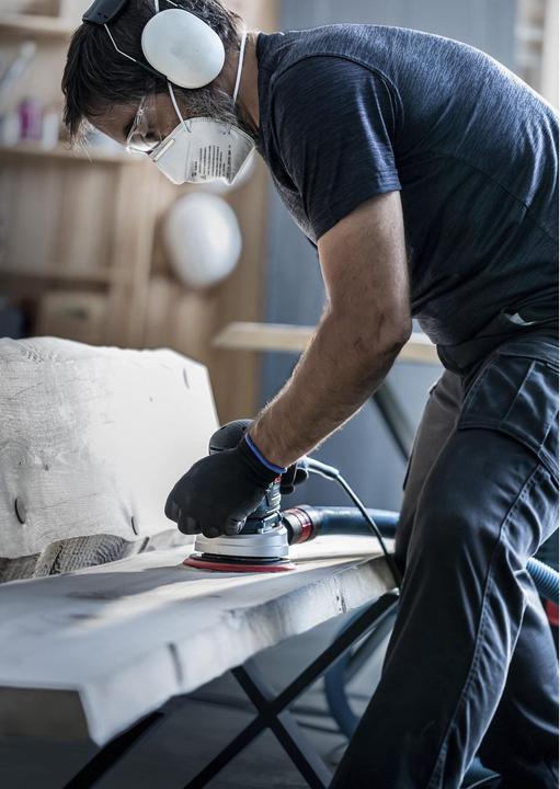 Actual product image Bosch Professional Zubehör Expert M480 sanding net for random orbital sander, 125 mm, G 150, 5 pieces (150)