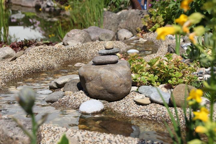 Produktbild Aquagart Steinfolie 16m x 0,6m breit Für Bachlauf Ufer Teichfolie Teich Folie Sandfarben