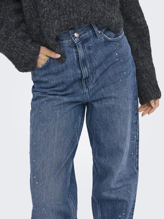 Actual product image Only ONLROBYN High waist straight cut jeans Straight fit jeans (W30/L32)