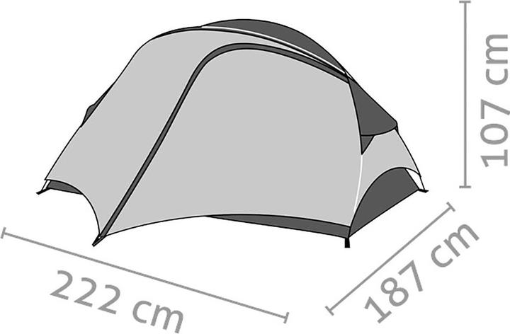 Actual product image Salewa Micra II (Dome tent, 2.30 kg, 2 persons)
