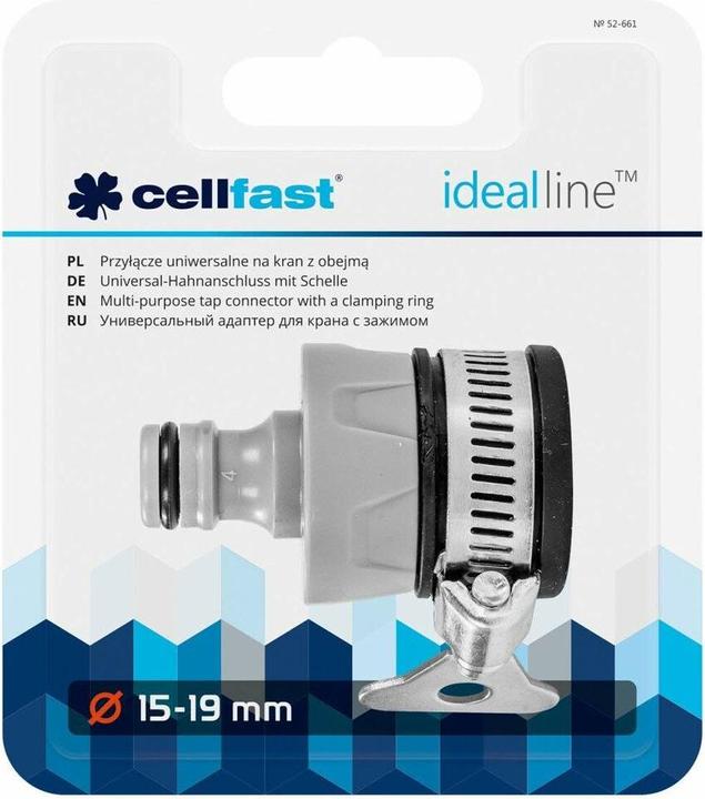 Produktbild Cellfast universal tap connector with IDEAL clamp 15-19 mm (52-661)