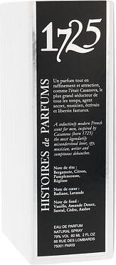 Produktbild Histoires de Parfums 1725 (Eau de Parfum, 60 ml)