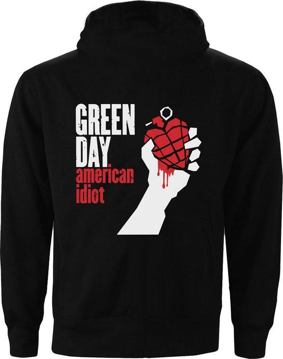 Produktbild Green Day American Idiot Hoodie mit durchgehendem Reissverschluss (L)