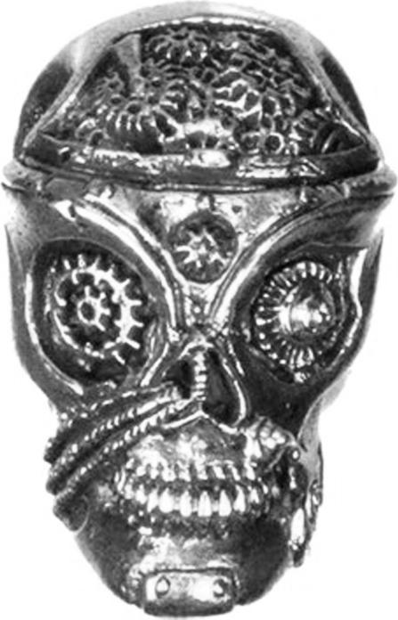 Immagine prodotto Star Piercing Ohrgewicht Schlüsselloch silber Totenkopf Steampunk (Ottone)
