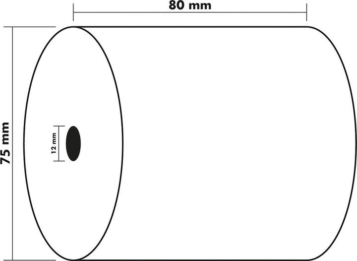 Immagine prodotto Exacompta Rotolo per registratore di cassa termico