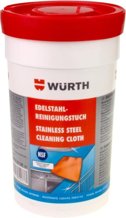 Produktbild Würth Edelstahlreinigungstuch (30 Stk.)