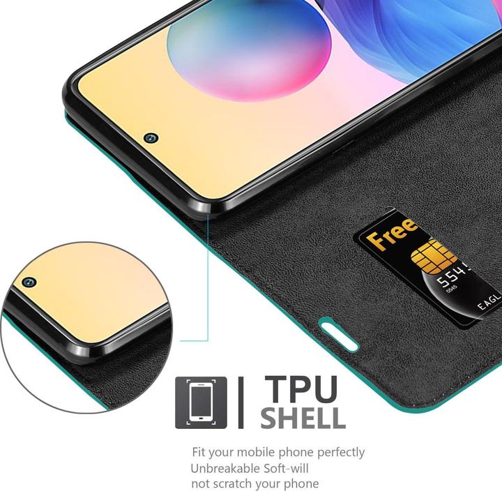 Produktbild Cadorabo Book Invis. Magnet Hülle (Xiaomi Redmi Note 10 5G, Xiaomi Poco M3 Pro 5G)