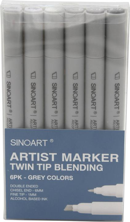 Immagine prodotto Sinoart Pennarelli (Colori di base, 6 x)