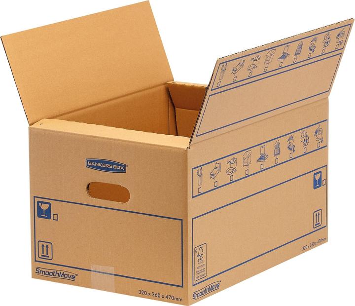 Produktbild Fellowes Umzugsbox (9 x 60 x 80 cm, 39 l)