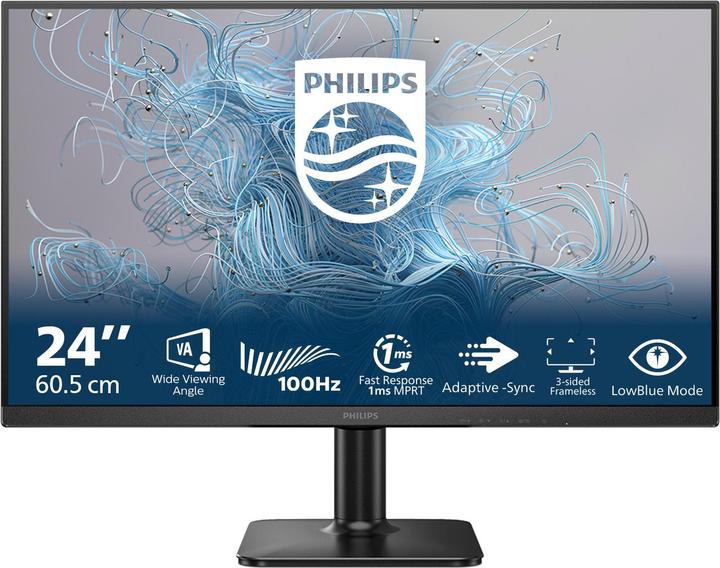 Produktbild Philips MMD 24E2N1100LB/00 VA Monitor,,, D-Sub, HDMI 1.4 (1920 x 1080 Pixel, 24")