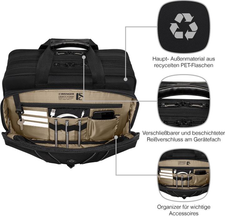 Produktbild Wenger Legacy Black Series 16" Laptop-Tasche - schwarz (16")