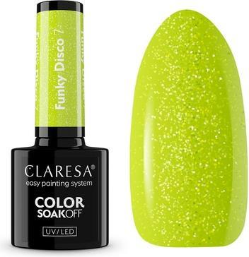 Claresa Soak Off Uv Led Funky Disco Hybrid Nagellack 7.5g (UV-Gel Lack)