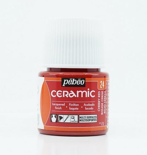 Produktbild Pebeo Keramikfaben (Kirschrot, 45 ml)