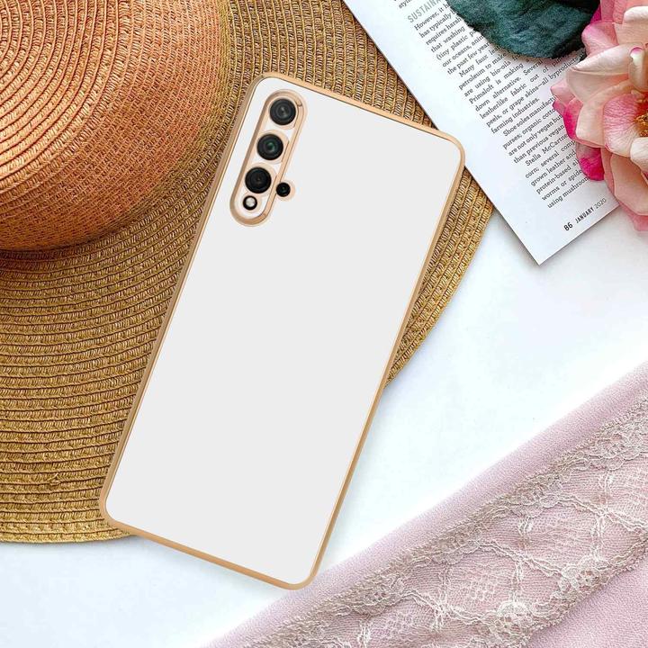 Actual product image Cadorabo Case for Honor 20 / 20S / Huawei NOVA 5T in TPU with camera protection LM130 Style (Huawei Nova 5T, TCL 20S, K20)