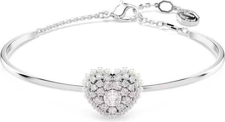 Image du produit Swarovski Hyperbola Bracelet Coeur Blanc (Métal Swarovski)