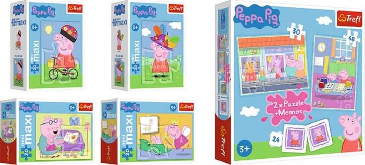 Actual product image Trefl PEP Memo + 2in1 Puzzle + Mini Puzzle (83 pieces)