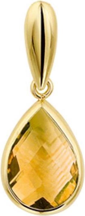 Marie Celeste Anhänger Citrien - Gold (Gelbgold)
