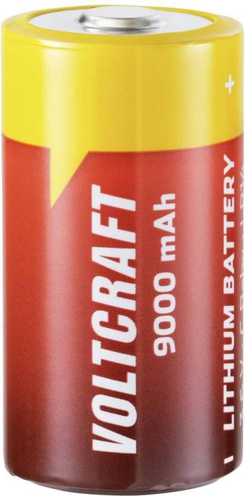 Voltcraft Spezial-Batterie Baby (C) Lithium 3.6 V 9000 mAh 1 St. (1 Stk., C, 9000 mAh)