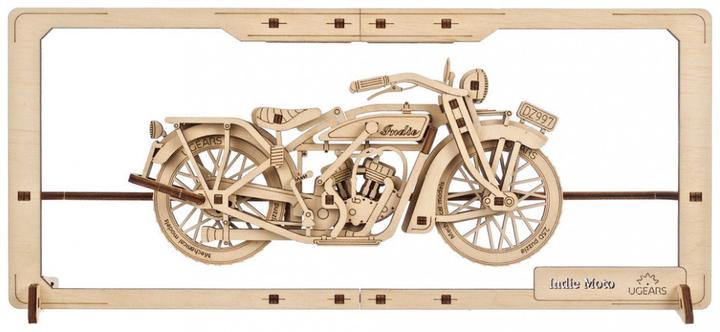 Actual product image Ugears 70194 Indie Moto 2.5D Puzzle - Indie Moto 2.5D Puzzle