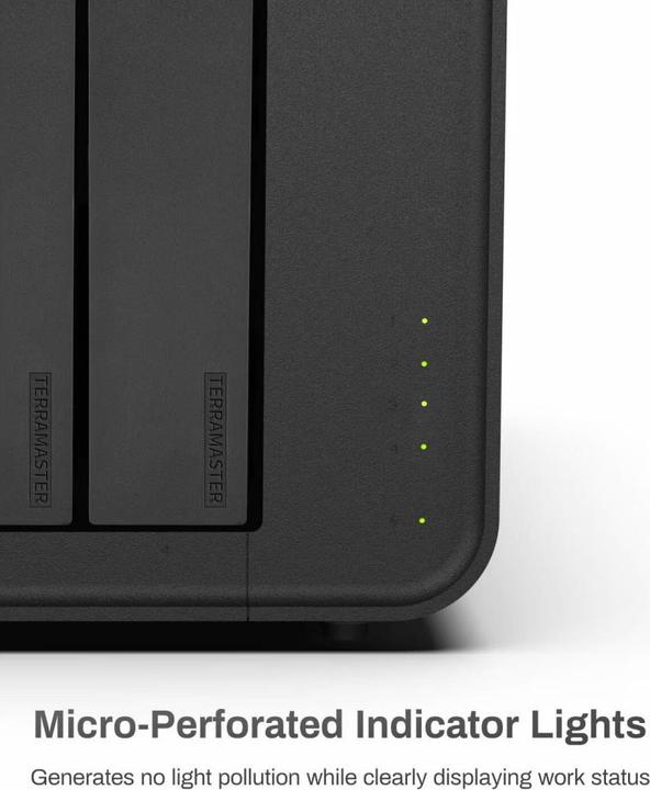 Actual product image Terramaster THE 8-BAY USB 3.2 GEN 2 D8HYBRID RAID 0/1/SINGLE/JBOD (M.2 2280, M.2 2260, M.2 22110, M.2 2230)