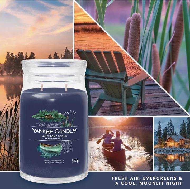 Actual product image Yankee Candle Scented Candle Lakefront Lodge Signature Large Jar