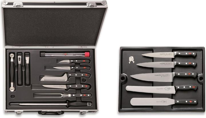 Actual product image F. Dick Plaza cooking case 17-piece (knife set with case, incl. chef's knife + cooking tools / accessories)