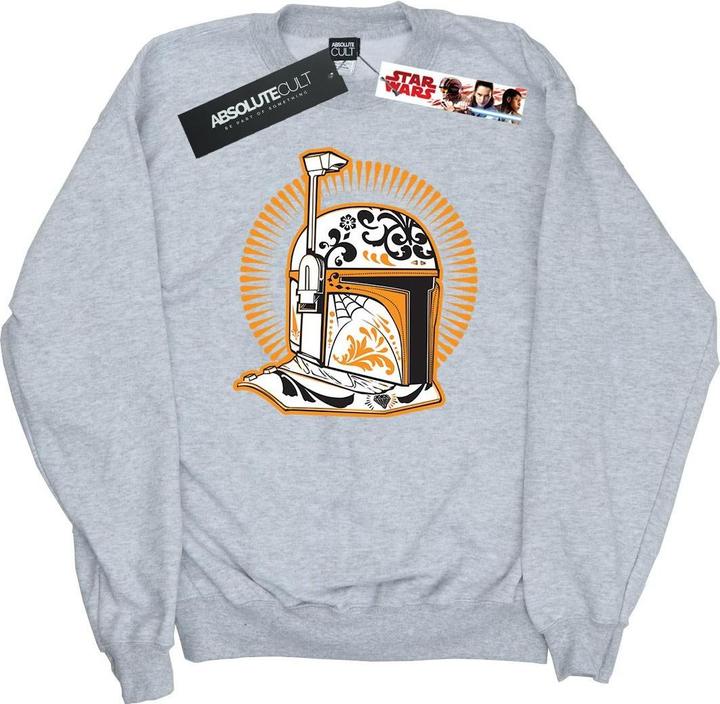 Star Wars Boba Fett Dia De Los Muertos Sweatshirt
