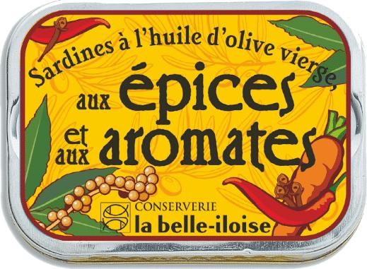 La Belle Iloise Sardinen mit Gewürzen und Aromaten (115 g)