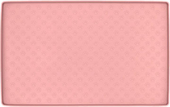 Produktbild Hermex Futternapfunterlage aus Silikon Bodenschoner Hundefutterunterlage Pink