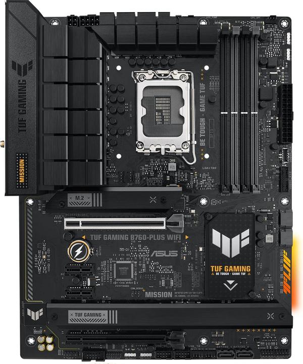 Actual product image ASUS TUF GAMING B760-PLUS WIFI (LGA 1700, Intel B760, ATX)