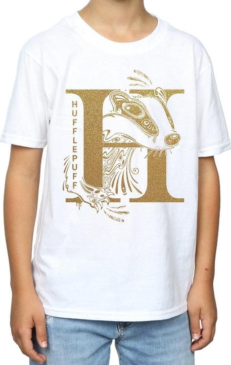 Image du produit - T-shirt HUFFLEPUFF GLITTER - Garçon (140, 146)