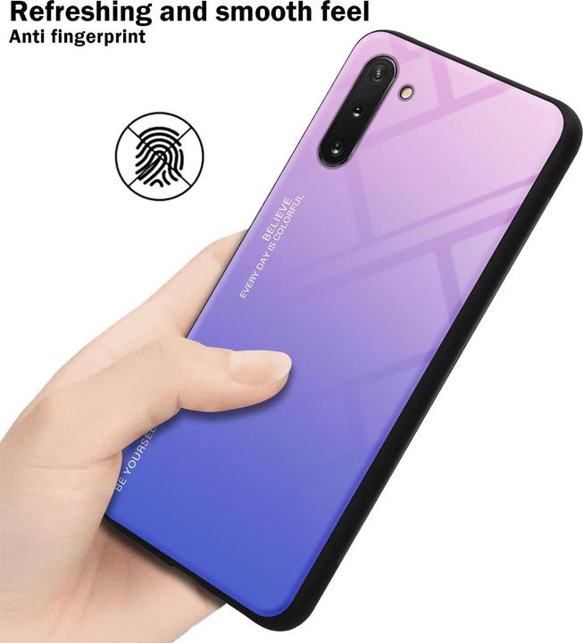 Actual product image Cadorabo TPU 2 colors glass cover (Samsung Galaxy Note 10)