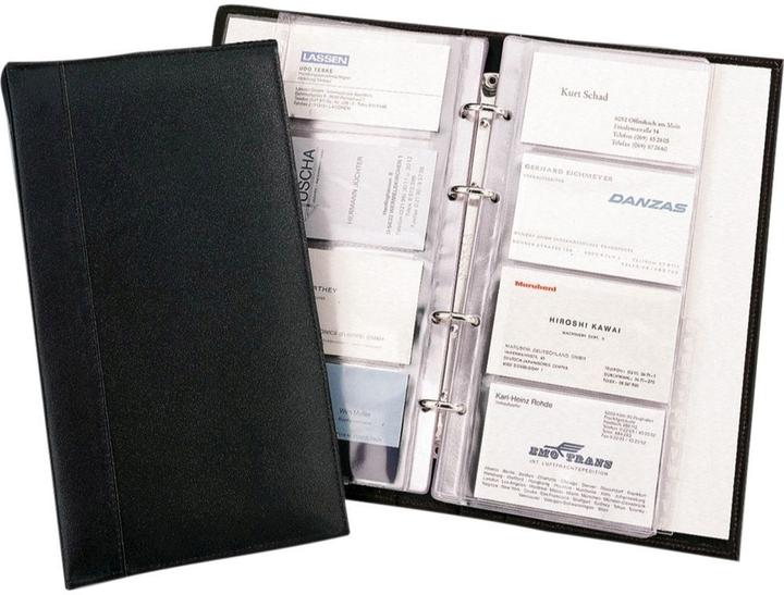 Produktbild Alassio Visitenkarten-Ringbuch schwarz