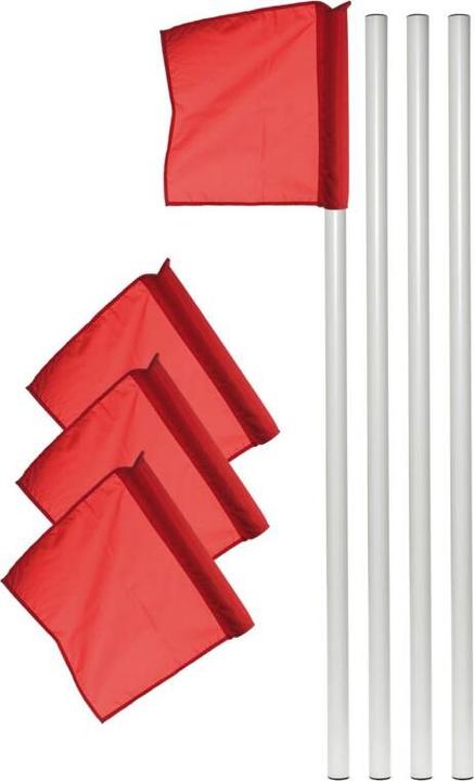 Kübler Sport Grenzstangen 4er-Set Ø 50 mm, Rot
