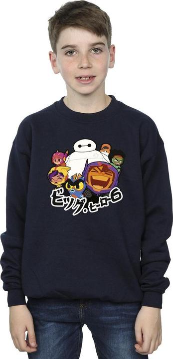 Image du produit Disney - Sweat BIG HERO BAYMAX GROUP MANGA - Garçon (140, 146)